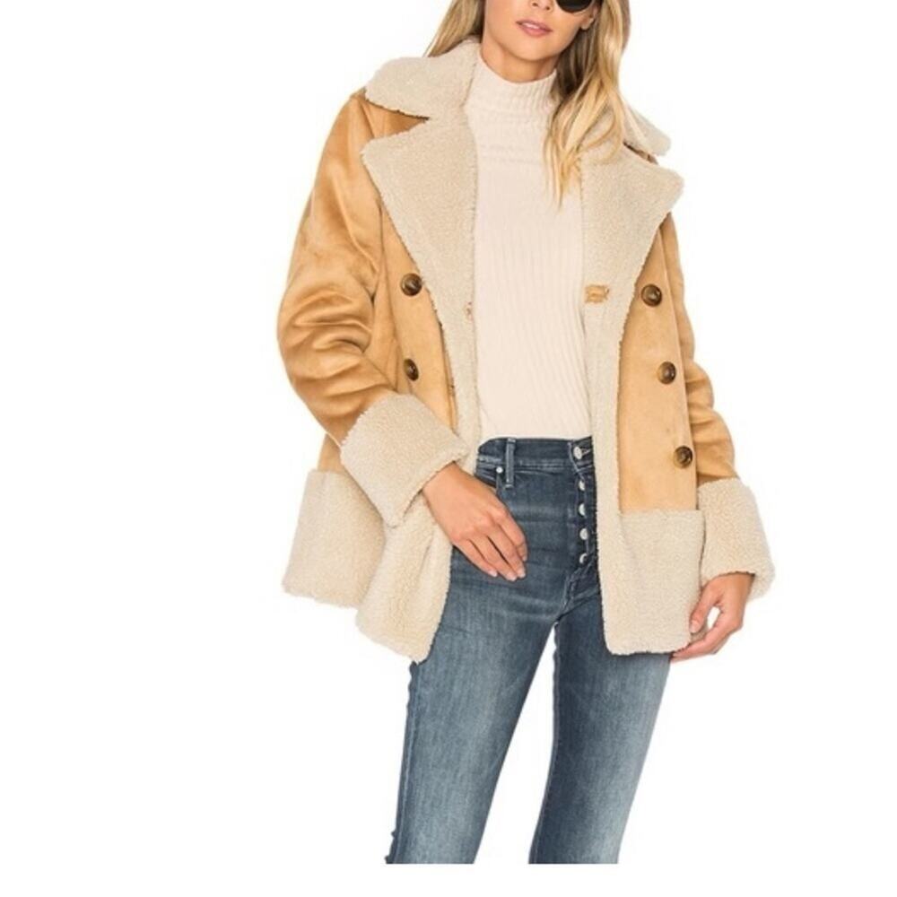 MOTHER FAUX SHEARING IN BUNDLE UP
SIZE XS
